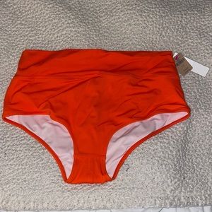 NWT - Victorias Secret Orange Bikini Bottoms - SZ L
